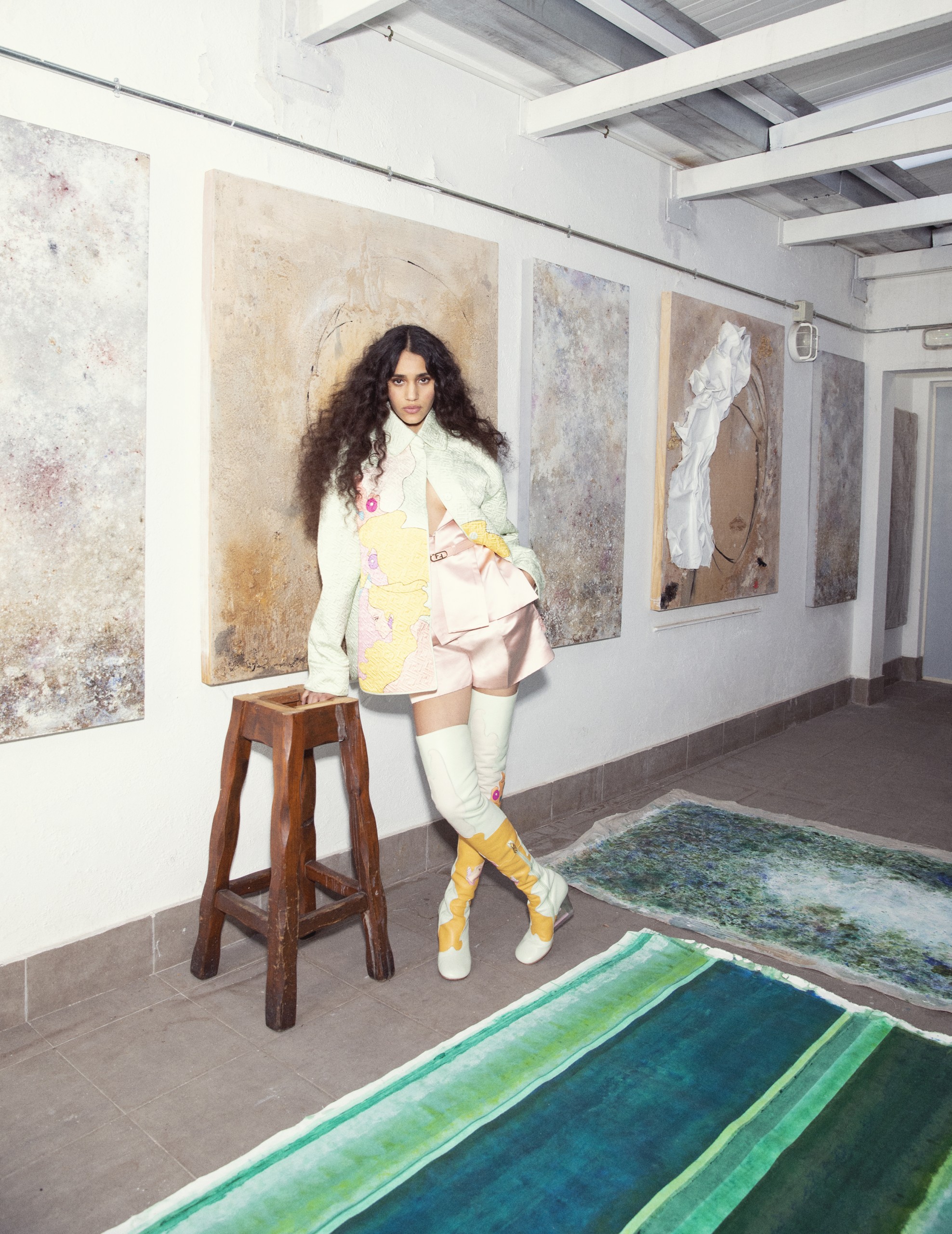 Fendi x Antonio López x Harper's Baazar