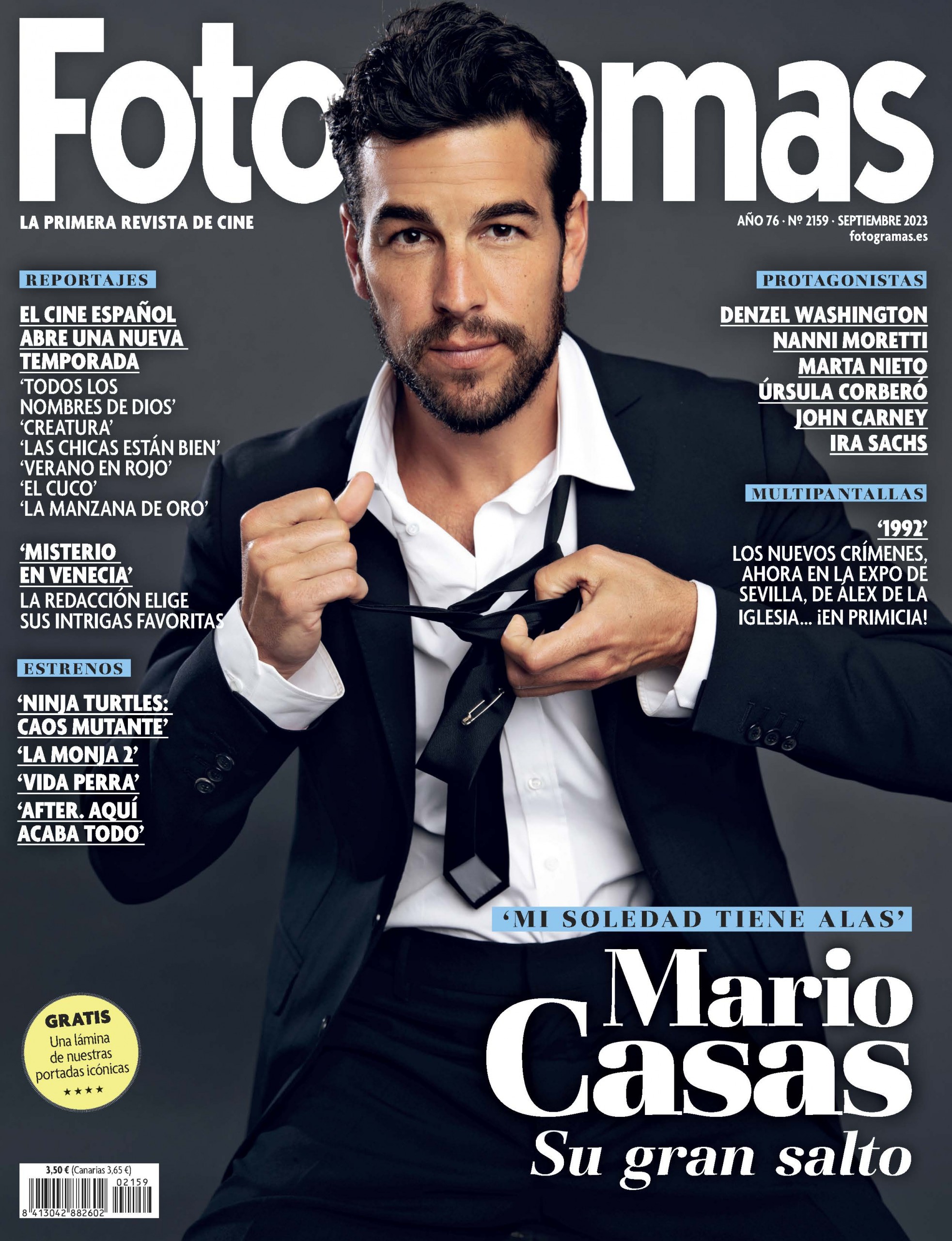 Portada Mario Casas x Fotogramas